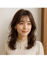 スープレックス ヘアーデザイン(SOUPREX HAIR DESIGN) セミロングデジタルパーマ 20代 30代 40代 50代 60代 髪質改善