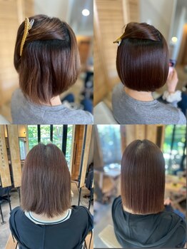 【ブリーチ毛もOKな縮毛矯正】表参道で培った最先端の技術であなた史上最高の美髪に！