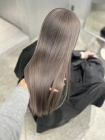 ペレ アネックス 大阪梅田茶屋町店(PELE ANNEX)&nbsp;ホワイトグレージュ/デジタルパーマ/フェザー/梅田