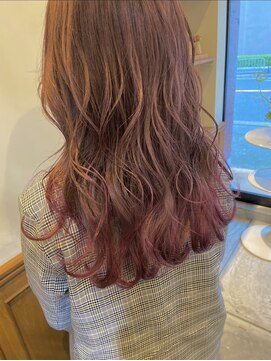 エンドカラー×ローズピンク