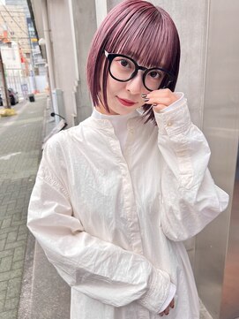 ジェム(GEM) アプリコットオレンジ/ピンクカラー/フェザーショート★17