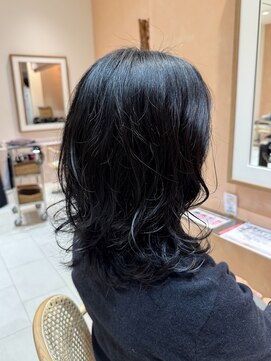 トリコ アヴェダ ららテラス北綾瀬(tricot AVEDA) コテ巻きパーマ/パーマ/ニュアンスパーマ/ミディアムヘア/北綾瀬