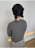タイトツインアレンジ/お呼ばれヘア
