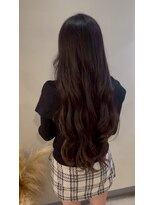 パーミル ヘア クマモト(permille ‰ hair Kumamoto) 艶ブラウン×巻き髪