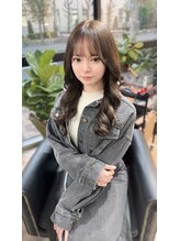 ヘアーデザインルアナ(Hair design Luana.)&nbsp;髪質改善カラーとエクステでつくるセミロングアッシュブラウン