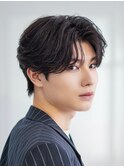 メンズカット無造作黒髪スパイキーショート刈り上げビジネス流行