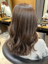 ヘアリゾート粋 トゥジュ 池袋東口店(tujuh) ロングレイヤー/ヘーゼルナッツ/透明感カラー
