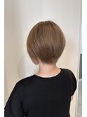 大人ショート×ダブルカラー