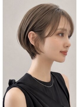 ディアー 生駒店(Dear) #簡単スタイリングショートボブヘア前髪あり小顔つや髪顔まわり