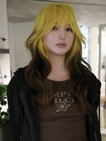 クペウヘイヴン(cope'u HAVEN)&nbsp;原宿/ウルフカット レイヤー デザインカラー ルーツカラー