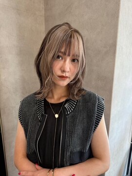 リエンスクレア(RIENS xrea) 【RIENS xrea】顔周りだけ明るいウルフ
