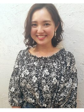 アコンプリッシュ 代官山 恵比寿(accomplish) 大人ウェーブボブ