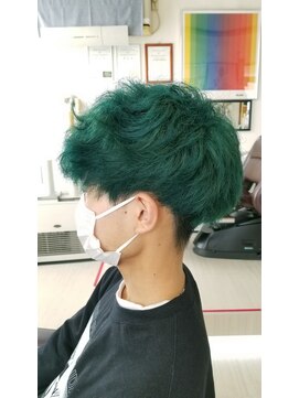 ヘアースペーストワ(Hair Space 108) ジェイドグリーン、2ブロマッシュ★