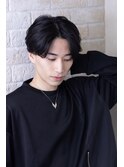 MEN’S HAIR/ブルーブラック/フェザーパーマ