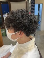 リドル ヘアー 駒生店(Riddle HAIR) メンズハードスパイラルパーマスタイル