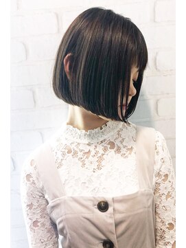 ニット 銀座(knit) 《knit銀座》大人可愛い20代30代40代ショートボブ丸み前下がり