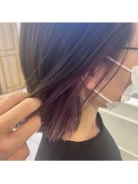 ヴィーヴォ 天六店(VIVO)&nbsp;【VIVO】池田 大人可愛いインナーカラーパープル イエベオータム