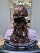 ジェノ(JENO by apish) 黒髪/グレーベージュ/レイヤーロング/前髪パーマ