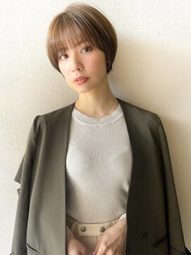 トゥルーズ 梅田店(TLUUS) TLUUS前髪パーマグレーベージュレイヤーロングアッシュカラー