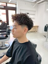 ロンド ローガン 名駅(Lond LOGAN)&nbsp;ツイストパーマ短髪メンズ名駅名古屋