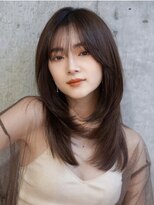 プアメリア 名古屋(Puamelia)&nbsp;トリートメント ブリーチなしダブルカラー 前髪縮毛矯正