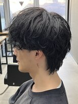 フイ 代々木(Hui)&nbsp;メンズ/アップバング/ツーブロックマッシュ/束感ショート波巻き