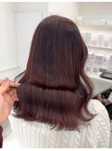 ブリーチなしダブルカラー*ピンクブラウン*まゆ