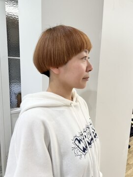 モリオフロムロンドン 松戸店(Morio from London) 【松戸 藤原】マッシュショート刈り上げ 大人かわいい