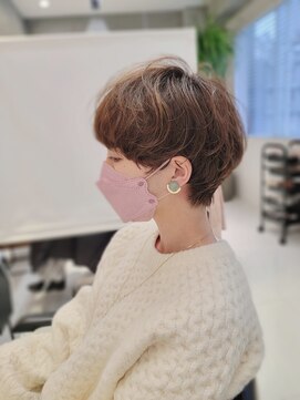 ツナグ(TSUNAGU) ショートスタイル×透明感カラー×パーマ