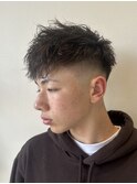 スペインカール×フェードツイスト