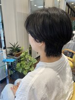 ネバーランド 平成店(NEVER LAND)&nbsp;ショート/黒髪/ナチュラルパーマ