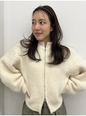 ふわっとレイヤー/甘め巻き髪スタイル/やわらかベージュ