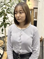 アルコイリスバイドールヘアー(ARCOIRIS by Dollhair)&nbsp;ボブミディアム前髪顔まわり内巻き外はね韓国髪質改善都島