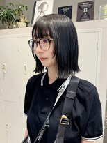 シュク 高円寺(SYUK)&nbsp;加藤【高円寺】フェイスレイヤー/外ハネ/ボブ/グレージュ