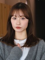 ガーデンヨコハマエスト(GARDEN YOKOHAMA est)&nbsp;ボブルフ　小顔　ミディアム　ボブ　レイヤー　シースルーバング