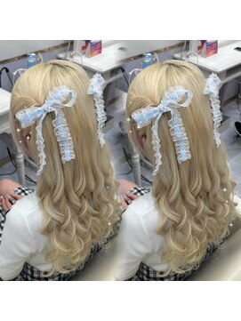 ヘアセットアリエス(aries) ねじりハーフツイン