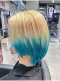 ブルロ カイザー 抜きっぱなし ケアブリーチ ブロンド ウルフ