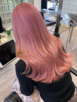 カラースタンド(COLOR STAND) ピンクベージュカラーダブルカラーケアブリーチカラー佐賀カラー