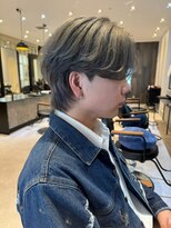 インク サカエ(inq sakae) メンズ/韓国ウルフオリーブアッシュ