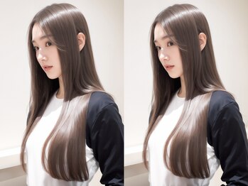 ソース 京都河原町(SOURCE)の写真/◆河原町[次世代の髪質改善オイルストレート導入]美容師も仕上がりに感動◎髪に優しく自然なストレートに♪