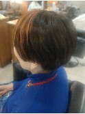 マッシュショート☆ポイントカラー☆