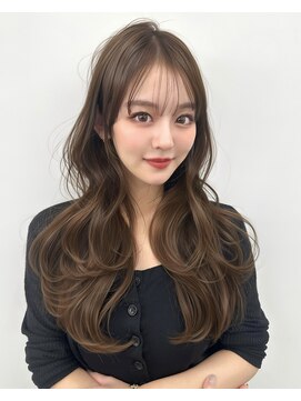 アマトウキョウ アユンチェ(AMA TOKYO×AYUNCHE) 前髪顔まわり韓国ヘアレイヤーカットサイドバンク2wayバンク韓国