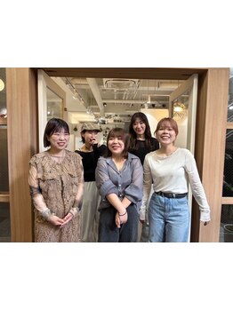 女性stylist多数在籍の半個室サロン◎高い汲み取り力×繊細な技術で、貴方の魅力をさらに引き出します＊