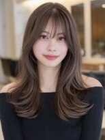 アポロ 横浜駅店(apollo)&nbsp;xカット//ホワイトグレージュ/レイヤーカット/チェリーブラウン