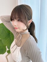 モナ 髪質改善(MONA) 【MONA】似合わカット/小顔カット/結んでも可愛い/ラテカラー