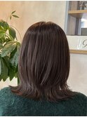 透明感グラデーション×レイヤーボブ
