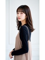 コートフィールエー(CO_T feel.a)&nbsp;【小顔×垢抜け】顔周り似合わせカット×透け感ロング