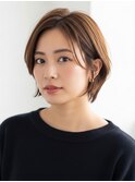 おくれ毛ショート
