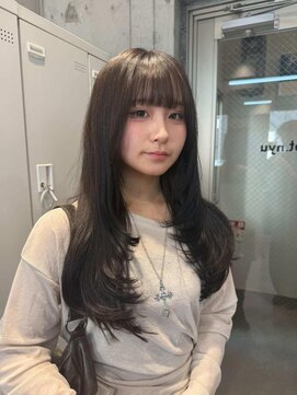 ドットニュー 横浜店(dot.nyu) 【艶カラー×ハッシュカット】韓国/韓国ヘア/横浜/横浜駅/学割