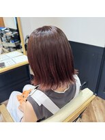 ロク ヘアー(LOC HAIR)&nbsp;外ハネボブ/オレンジブラウン